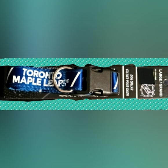 Toronto Maple Leafs Nylon Dog 1" & 1/2" Collars - Picture 6 of 7